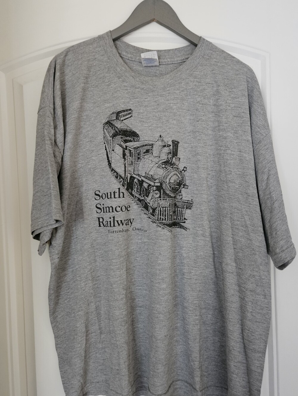 South Simcoe Railway Grey Graphic Tee